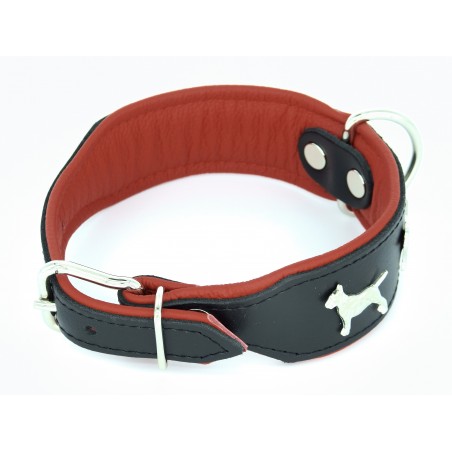 Zgarda piele Luxury Bullterrier