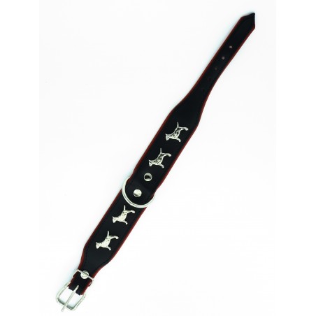 Zgarda piele Luxury Bullterrier