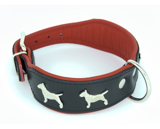 Zgarda piele Luxury Bullterrier
