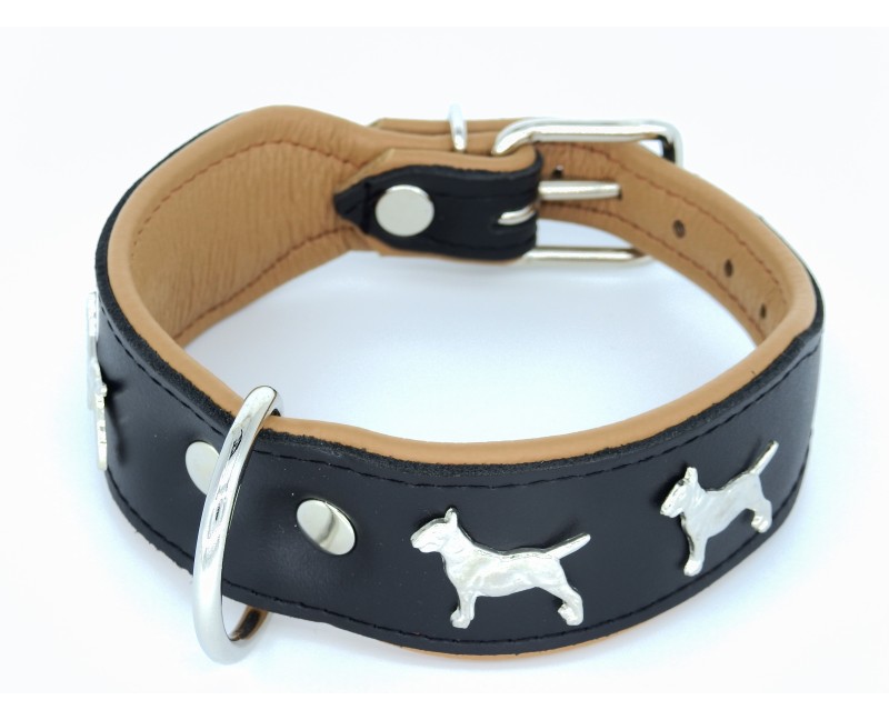 Zgarda piele Luxury Bullterrier