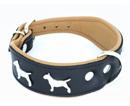 Zgarda piele Luxury Bullterrier