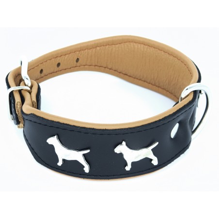 Zgarda piele Luxury Bullterrier