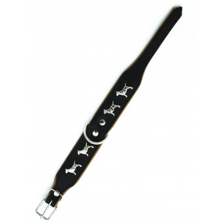 Zgarda piele Luxury Bullterrier