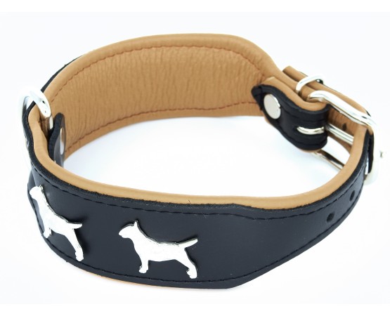 Zgarda piele Luxury Bullterrier