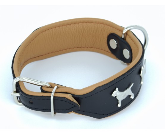 Zgarda piele Luxury Bullterrier