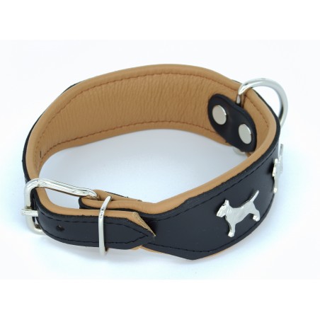 Zgarda piele Luxury Bullterrier