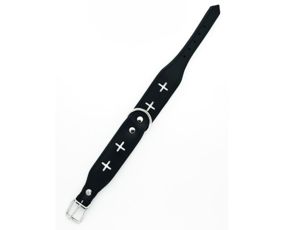 Zgarda pentru caini confectionata din piele Switzerland