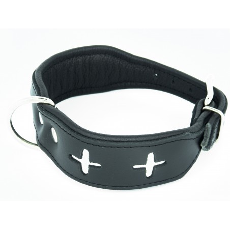 Zgarda pentru caini confectionata din piele Switzerland