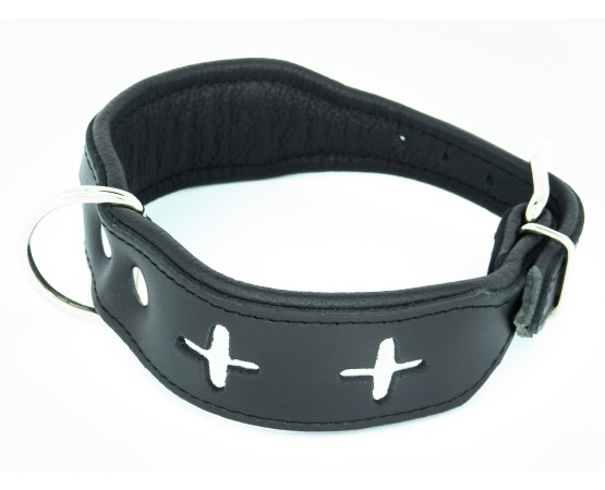 Zgarda pentru caini confectionata din piele Switzerland