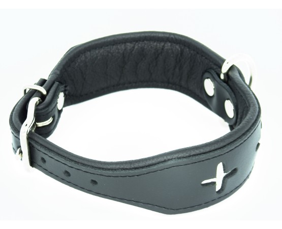 Zgarda pentru caini confectionata din piele Switzerland