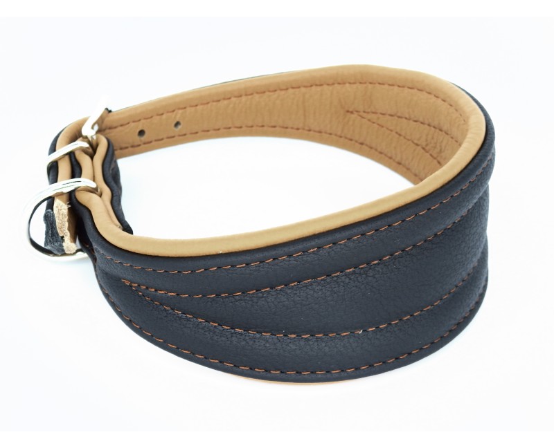 Zgarda piele ogari Luxury Greyhound