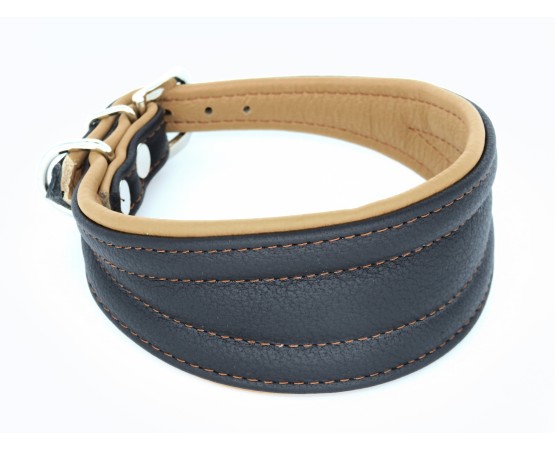 Zgarda piele ogari Luxury Greyhound