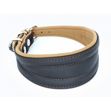 Zgarda piele ogari Luxury Greyhound