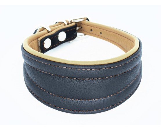 Zgarda piele ogari Luxury Greyhound