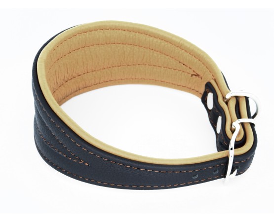 Zgarda piele ogari Luxury Greyhound