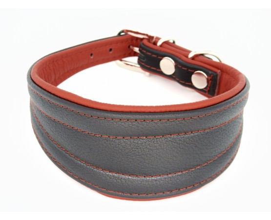 Zgarda piele ogari Luxury Greyhound