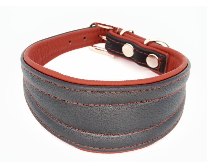 Zgarda piele ogari Luxury Greyhound