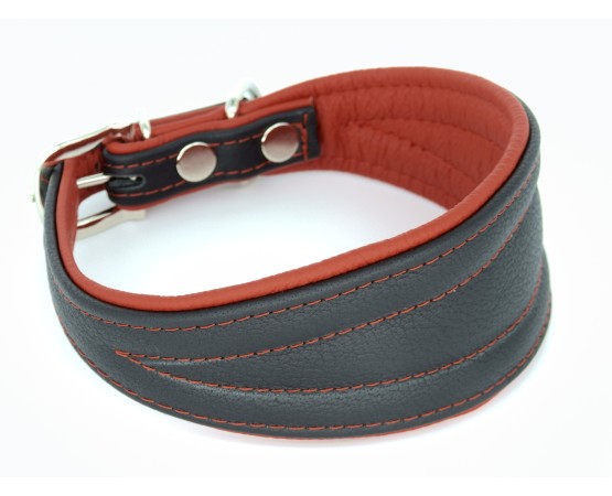 Zgarda piele ogari Luxury Greyhound