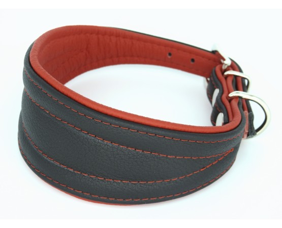 Zgarda piele ogari Luxury Greyhound