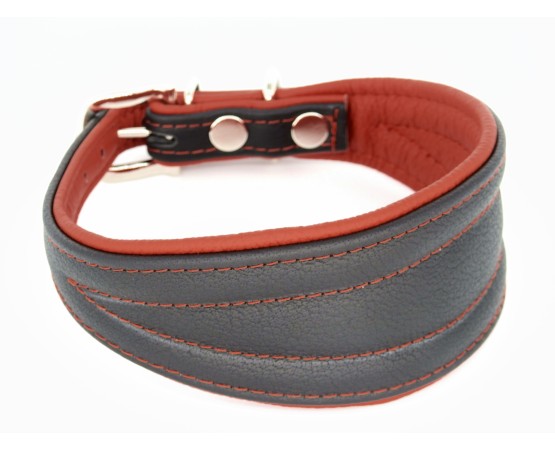 Zgarda piele ogari Luxury Greyhound