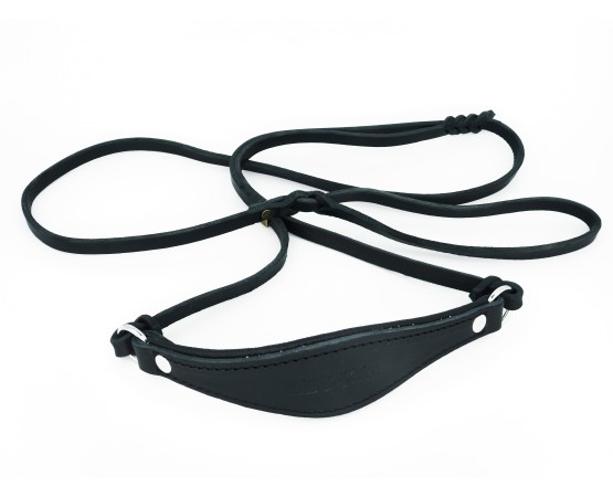 Lesa pentru prezentare ciobanesc german , din piele naturala