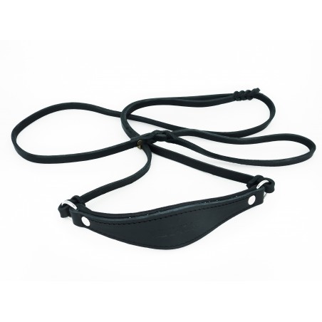 Lesa pentru prezentare ciobanesc german , din piele naturala