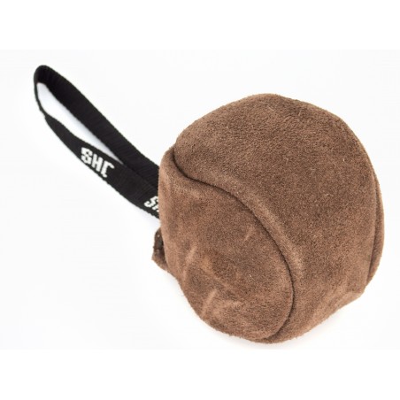 Minge tug pentru dresaj canin din piele naturala moale