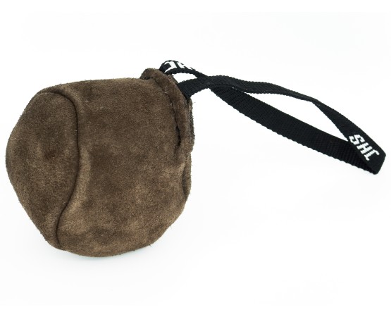 Minge tug pentru dresaj canin din piele naturala moale