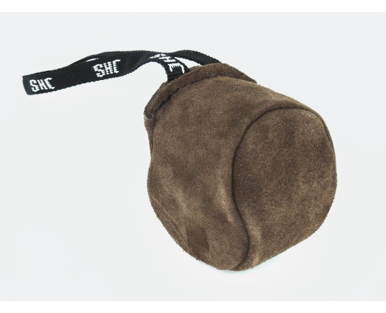 Minge tug pentru dresaj canin din piele naturala moale