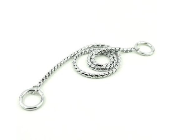 Zgarda strangulanta snake , pentru prezentare caini in expozitii canine , 5 mm