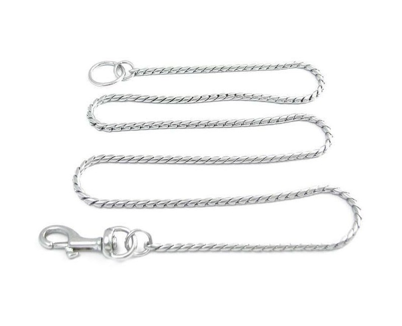 Lesa prezentare snake pentru caini , din alama cromata