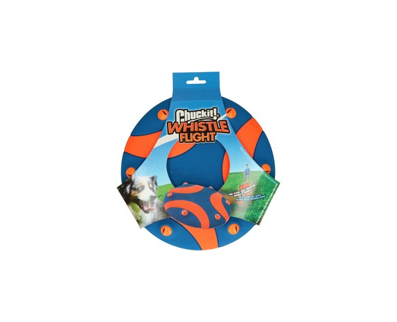 Frisbee sonor pentru caini Chuckit Whistle Flight