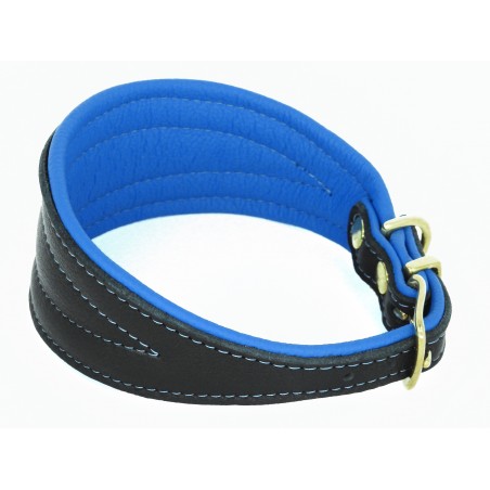 Zgarda de lux pentru Ogari ( Greyhounds ) , din piele Elk