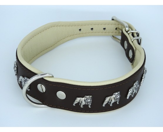 Zgarda de lux pentru Bulldog Englez