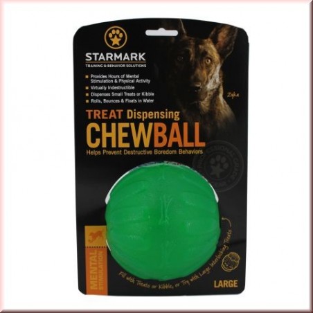 Minge caini Treat Dispensing Chew Ball Academia Starmark ( M / L )