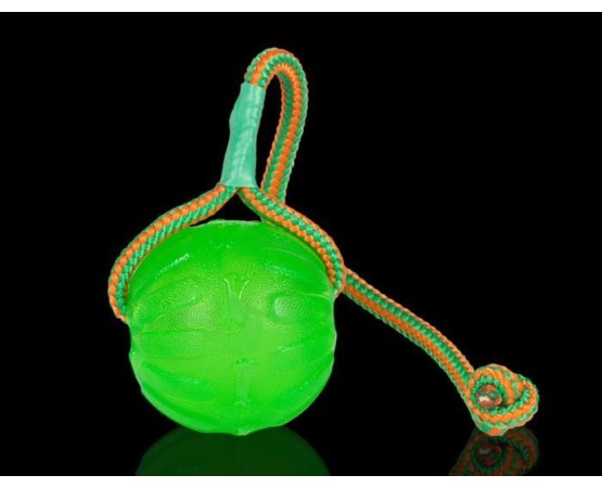 Minge cu snur pentru caini Swing ' n Fling Chew Ball Academia Starmark ( M / L )