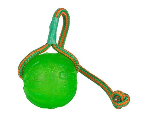 Minge cu snur pentru caini Swing ' n Fling Chew Ball Academia Starmark ( M / L )