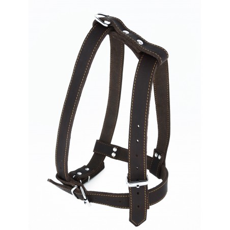 Ham pentru caini confectionat din piele naturala