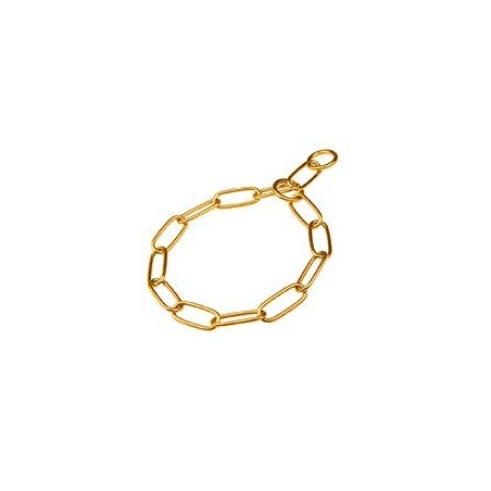 Zgarda strangulanta din alama pentru caini