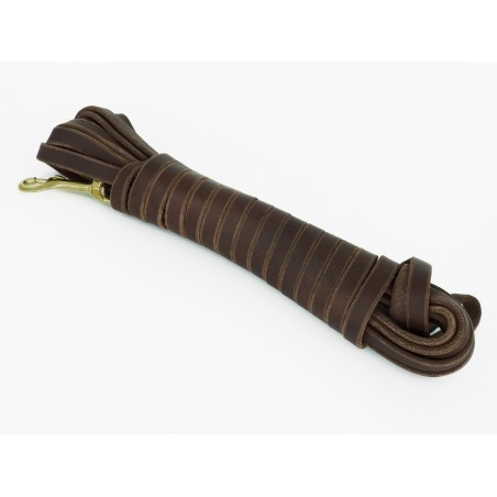 Lesa de urma pentru caini din piele naturala fett