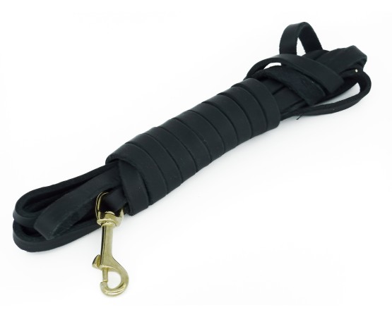 Lesa de urma pentru caini din piele naturala fett