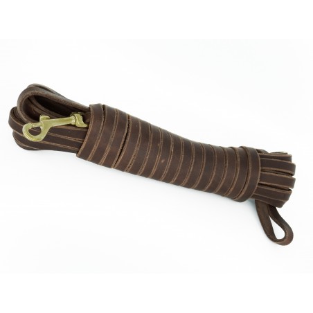 Lesa de urma pentru caini , din piele naturala fett