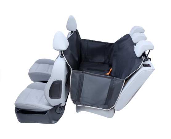 Husa de protectie bancheta spate auto caini Lux