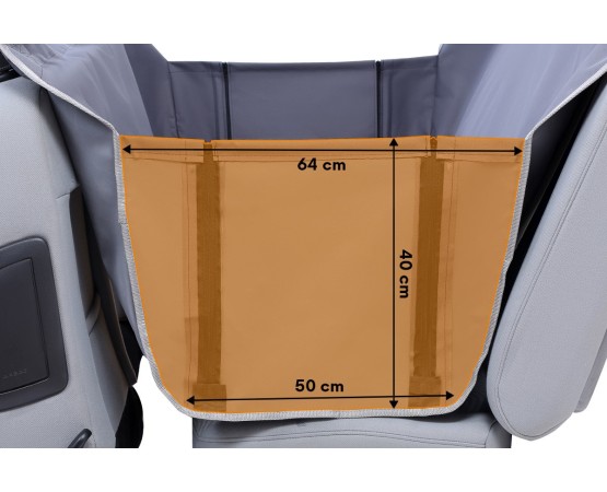 Husa de protectie bancheta spate auto caini Lux