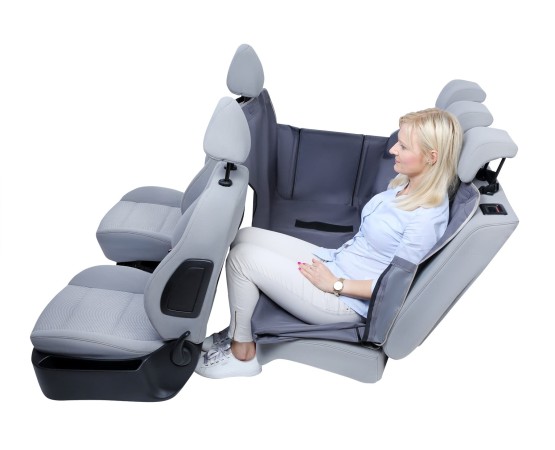 Husa de protectie bancheta spate auto caini Lux