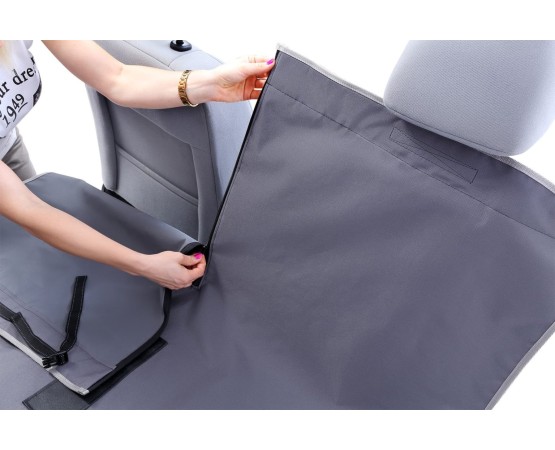 Husa de protectie bancheta spate auto caini Lux