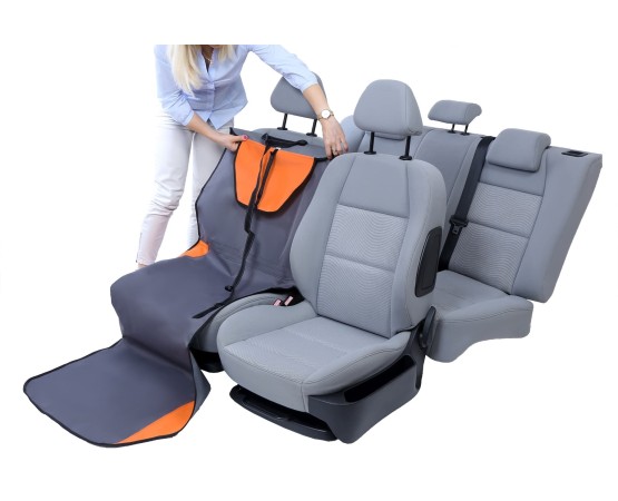 Husa de protectie scaun auto fata caini