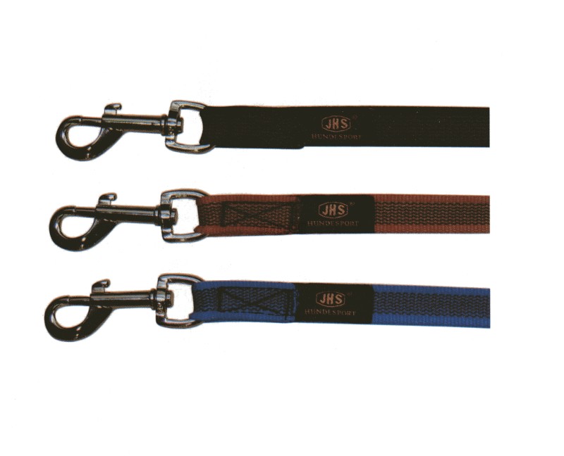 Lesa pentru caini confectionata din bumbac cu insertie de cauciuc