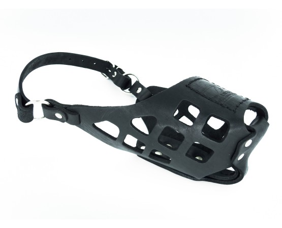 Botnita pentru Malinois confectionata din piele naturala