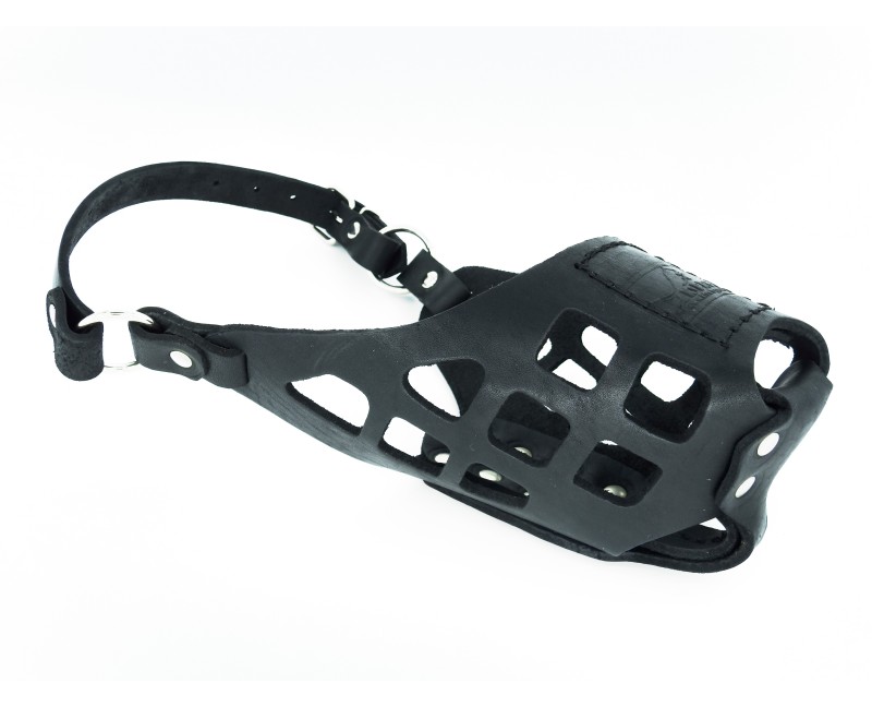 Botnita pentru Malinois confectionata din piele naturala